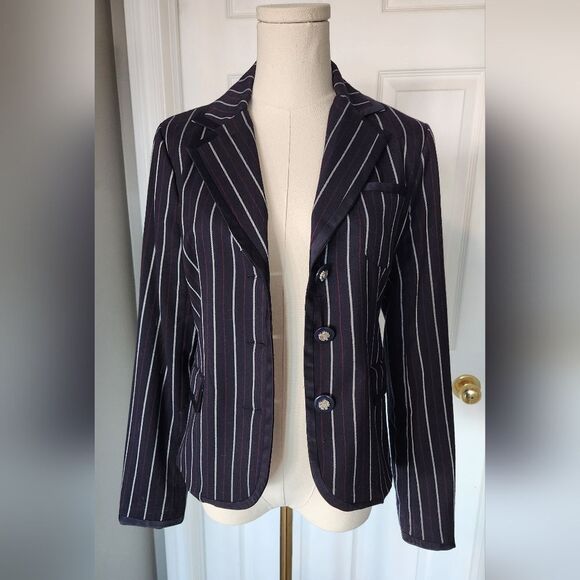 XXI Pinstripe Blazer - Sz Small - Picture 4 of 10